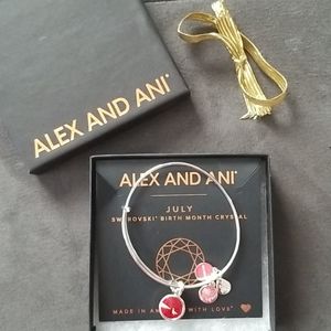 Alex and Ani Braclet July Birthstone